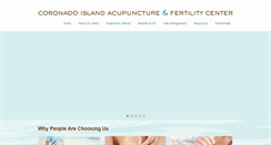 Desktop Screenshot of coronadoislandacupuncture.com